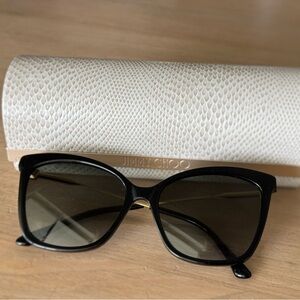 Stylish Jimmy Choo Macis 55mm Cat Eye Sunglasses new